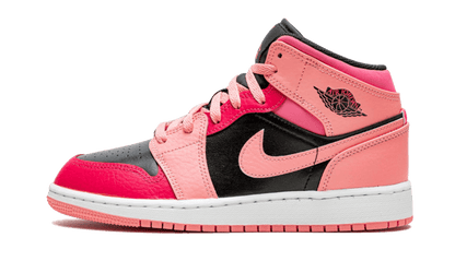 Air Jordan 1 Mid Coral Chalk Pink - 554725-662