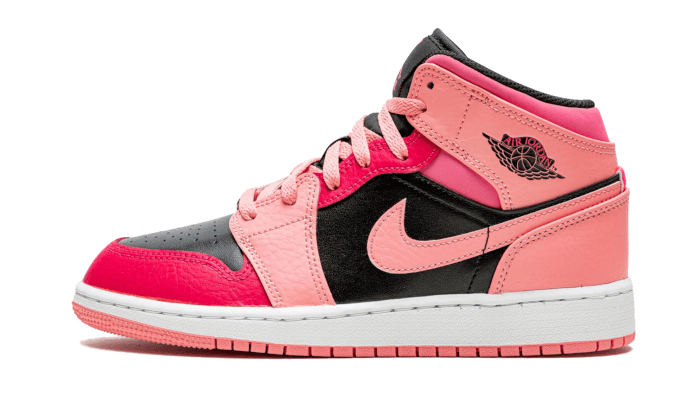 Air Jordan 1 Mid Coral Chalk Pink - 554725-662