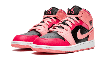 Air Jordan 1 Mid Coral Chalk Pink - 554725-662