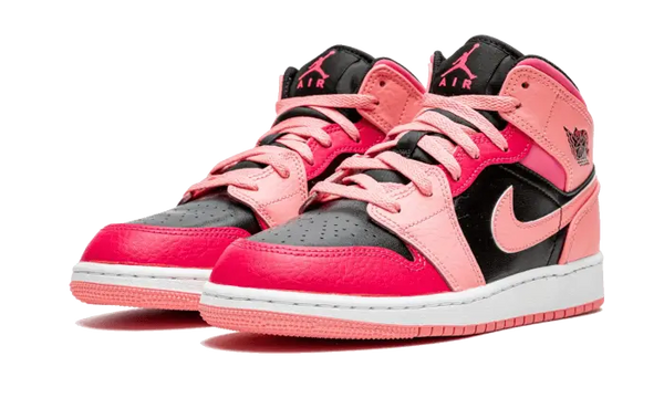 Air Jordan 1 Mid Coral Chalk Pink - 554725-662