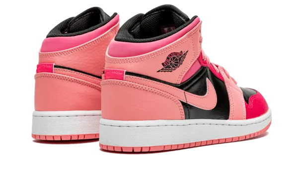 Air Jordan 1 Mid Coral Chalk Pink - 554725-662