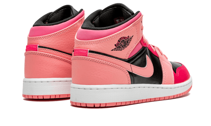 Air Jordan 1 Mid Coral Chalk Pink - 554725-662