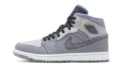 Air Jordan 1 Mid Crater Grey University Blue