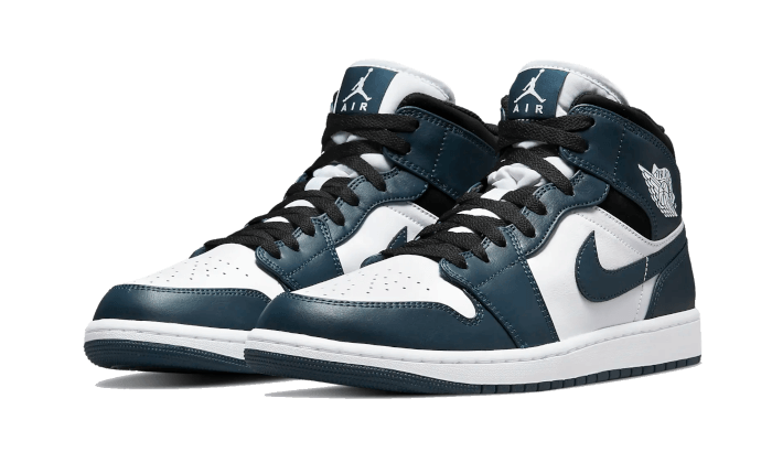 Air Jordan 1 Mid Dark Teal - 554724-411