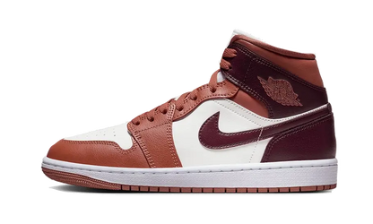 Air Jordan 1 Mid Dusty Peach Night Maroon