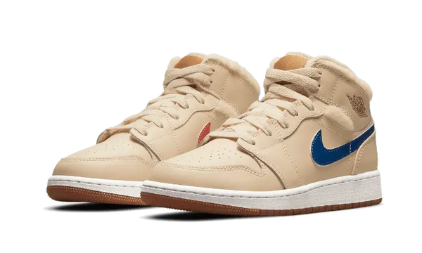 Air Jordan 1 Mid Fleece Pearl White - DO2207-264
