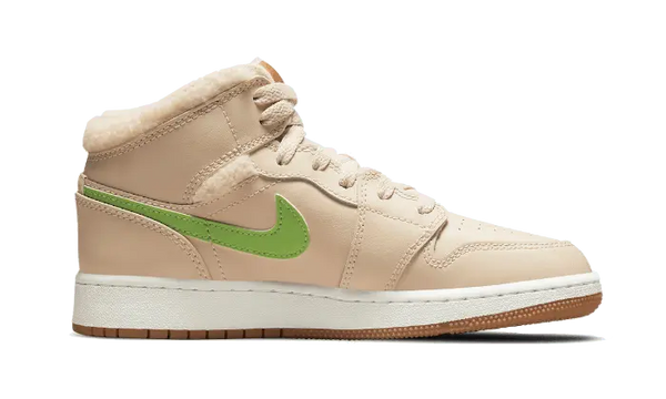 Air Jordan 1 Mid Fleece Pearl White - DO2207-264