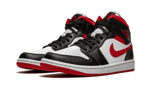 Air Jordan 1 Mid Gym Red Black White- 554724-122
