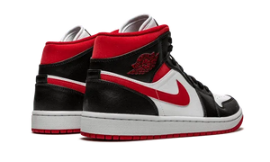 Air Jordan 1 Mid Gym Red Black White- 554724-122