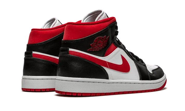 Air Jordan 1 Mid Gym Red Black White- 554724-122