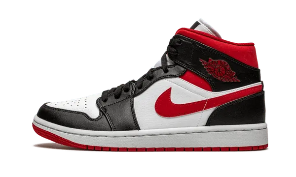 Air Jordan 1 Mid Gym Red Black White- 554724-122