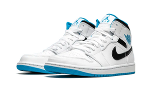 Air Jordan 1 Mid Laser Blue - 554724-141