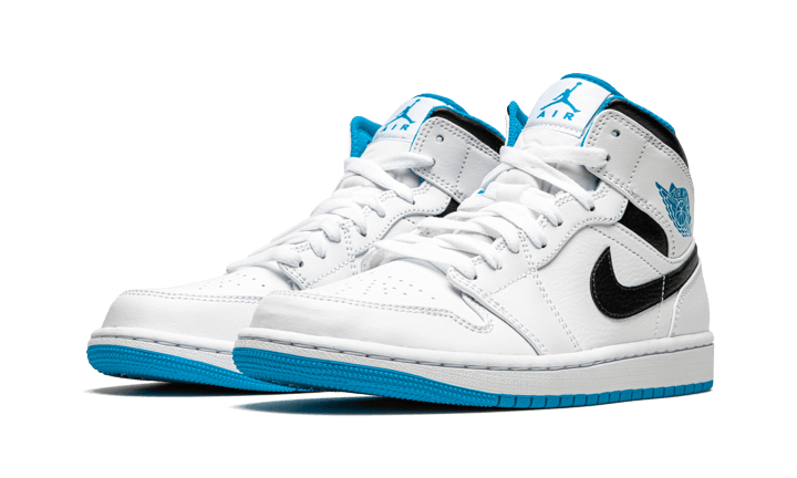 Air Jordan 1 Mid Laser Blue - 554724-141