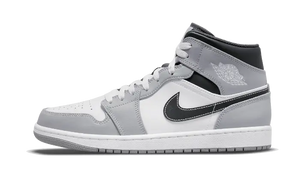 Air Jordan 1 Mid Light Smoke Grey Anthracite - 554724-078