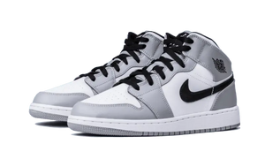 Air Jordan 1 Mid Light Smoke Grey - 554725-092