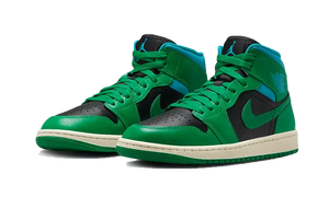 Air Jordan 1 Mid Lucky Green Aquatone