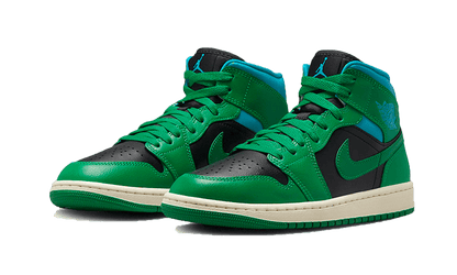 Air Jordan 1 Mid Lucky Green Aquatone