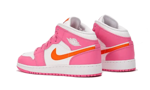 Air Jordan 1 Mid Pinksicle Safety Orange