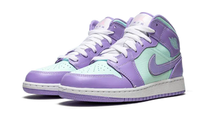 Air Jordan 1 Mid Purple Aqua - 554725-500