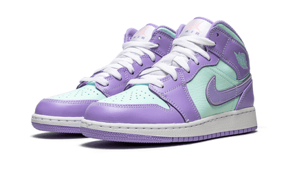 Air Jordan 1 Mid Purple Aqua - 554725-500