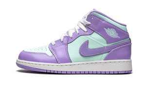 Air Jordan 1 Mid Purple Aqua - 554725-500
