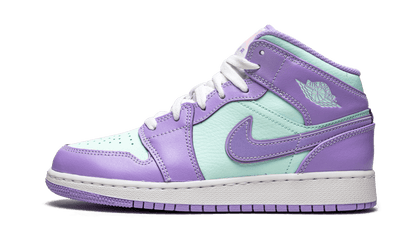 Air Jordan 1 Mid Purple Aqua - 554725-500