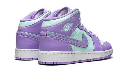 Air Jordan 1 Mid Purple Aqua - 554725-500