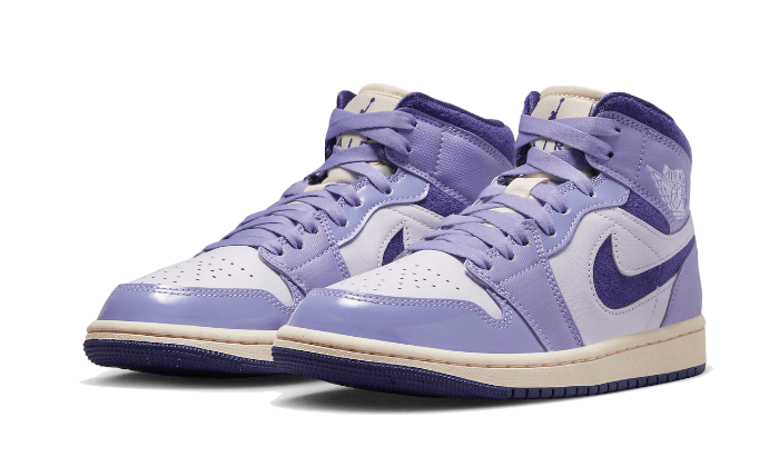 Air Jordan 1 Mid Purple Chenille