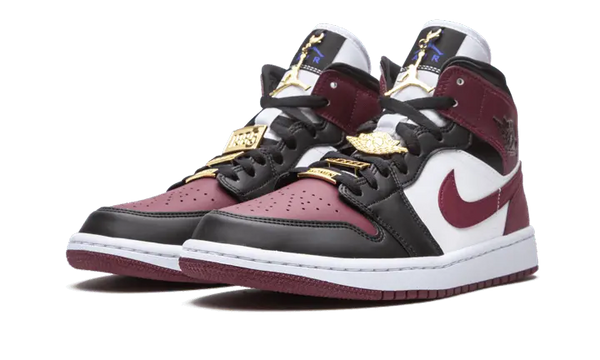 Air Jordan 1 Mid SE Black Dark Beetroot - CZ4385-016