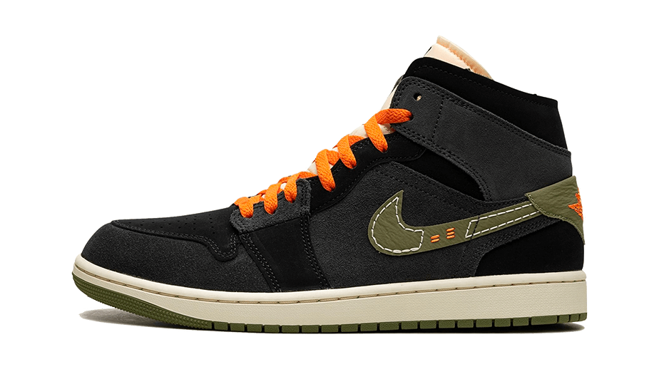 Air Jordan 1 Mid SE Craft Anthracite Light Olive