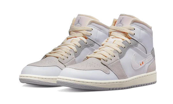 Air Jordan 1 Mid SE Craft Inside Out White Grey