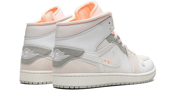 Air Jordan 1 Mid SE Craft Inside Out White Grey