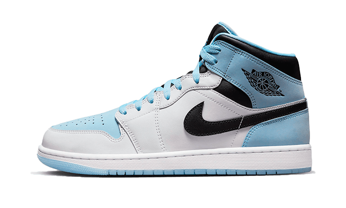 Air Jordan 1 Mid SE Ice Bleu Noir