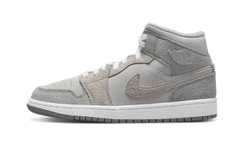Air Jordan 1 Mid SE Gris Particule