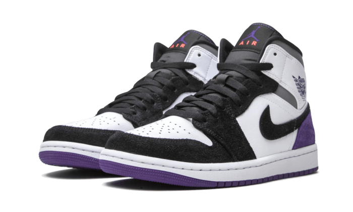 Air Jordan 1 Mid SE Varsity Purple - 852542-105