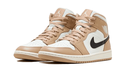 Air Jordan 1 Mid Tan Black