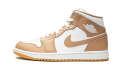Air Jordan 1 Mid Tan Gomme