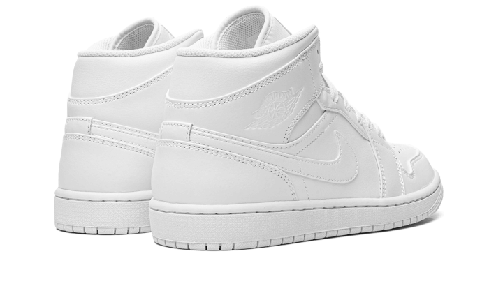 Air Jordan 1 Mid Triple White (2022)