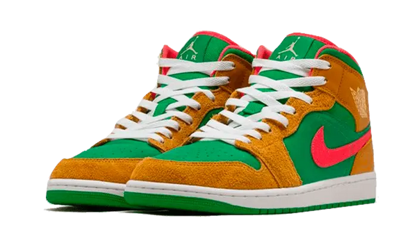 Air Jordan 1 Mid Wheat Watermelon
