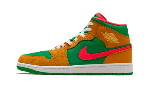 Air Jordan 1 Mid Wheat Watermelon