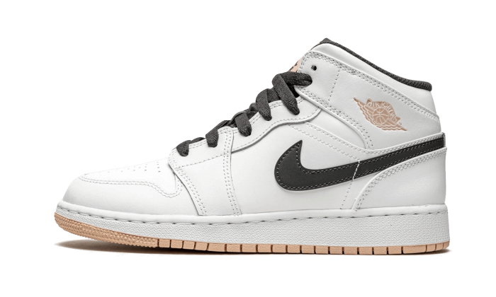 Air Jordan 1 Mid White Arctic Orange - 554725-180