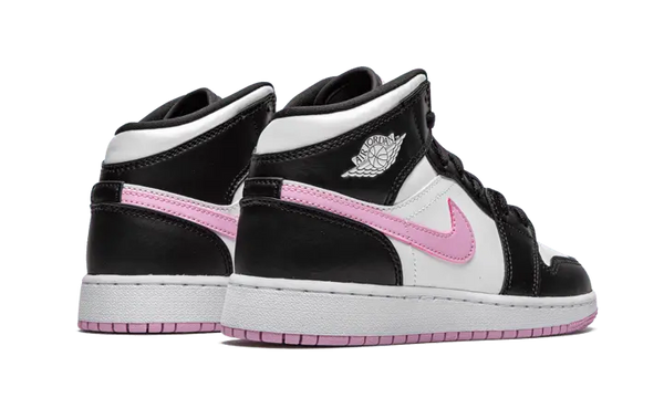 Air Jordan 1 Mid White Black Light Arctic Pink - 555112-103
