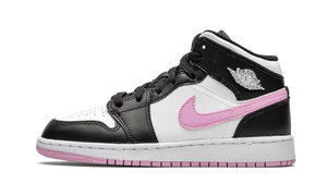 Air Jordan 1 Mid White Black Light Arctic Pink - 555112-103
