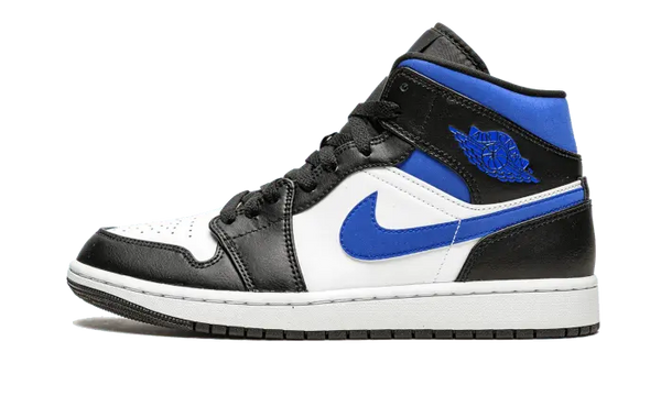 Air Jordan 1 Mid White Black Royal - 554724-140