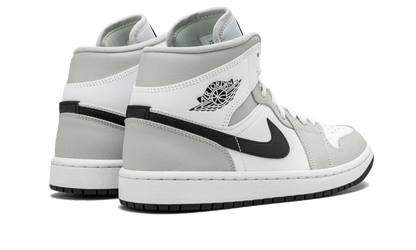 Air Jordan 1 Mid White Light Smoke Grey - BQ6472-015