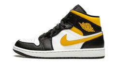 Air Jordan 1 Mid White Pollen Black