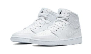 Air Jordan 1 Mid White Snakeskin - BQ6472-110