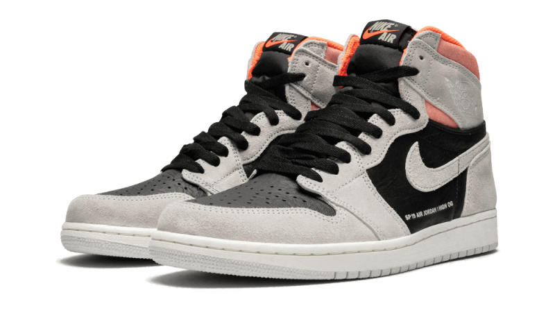 Air Jordan 1 Retro High Neutral Grey Hyper Crimson