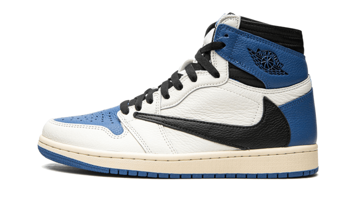 Air Jordan 1 Retro High OG SP Travis Scott Fragment Military Blue - DH…