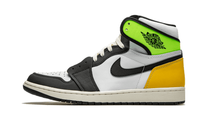 Air Jordan 1 Retro High White Black Volt University Gold 